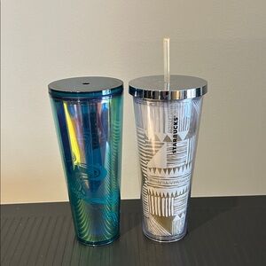 Starbucks Mermaid and Aztec Tumbler 2 Pack